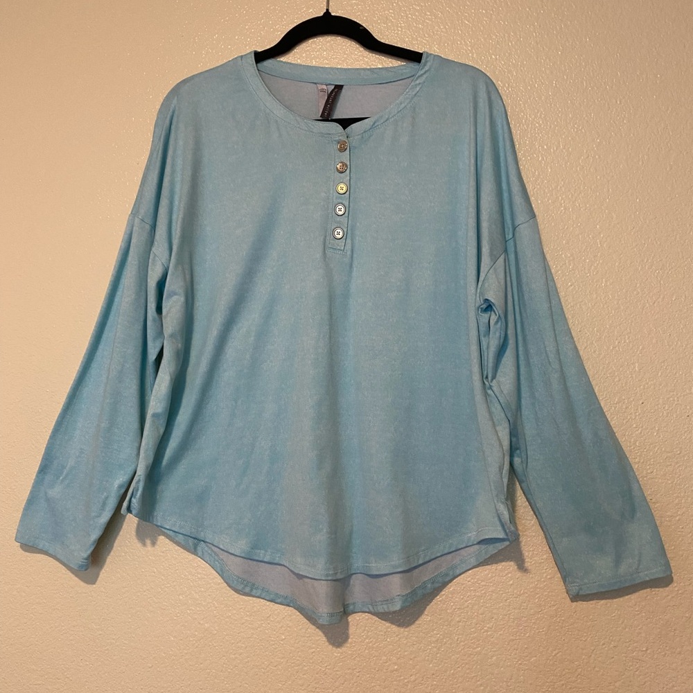 Jaclyn Intimates Light Blue Women's Top size XL